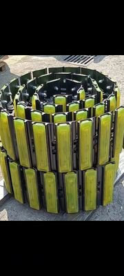 ゴムパッド付き油圧ショベル用クローラチェーンアセンブリ、アンダーキャリッジ部品用パッド付きクローラチェーン